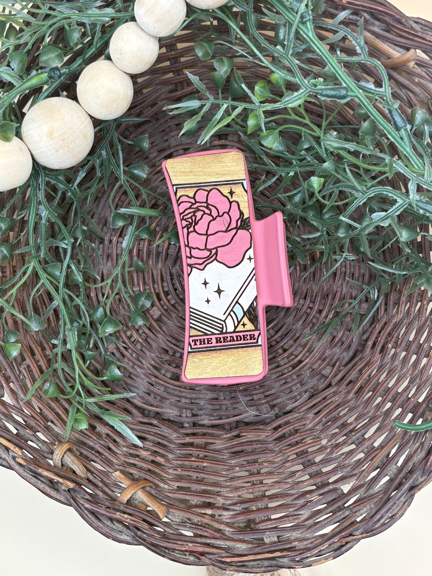 The Reader Tarot Card Hair/Claw Clip