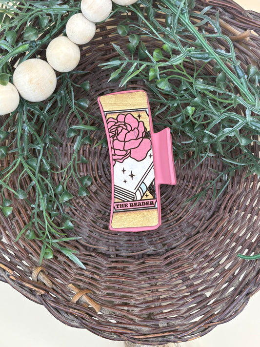 The Reader Tarot Card Hair/Claw Clip