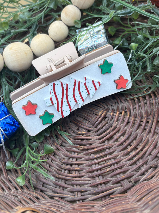 Lil Debbie Christmas Tree Cake Claw Clip