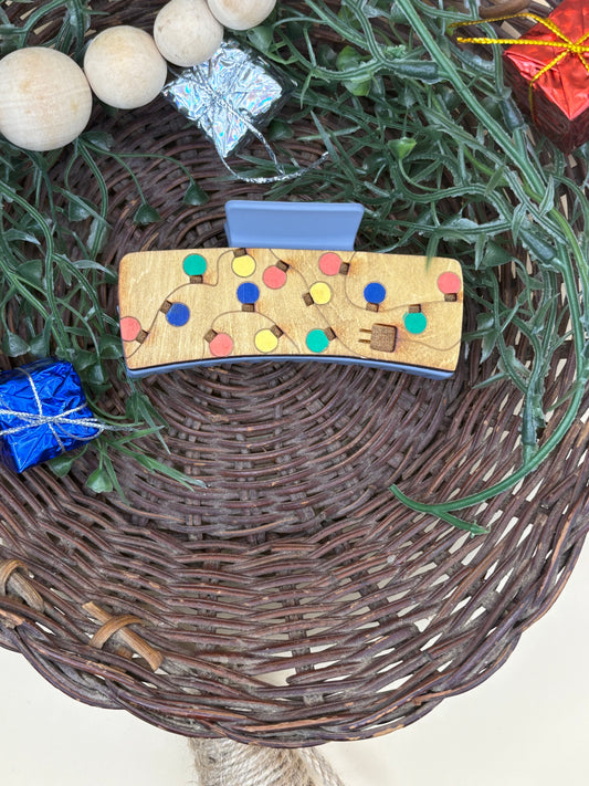 Christmas String Lights Claw Clip