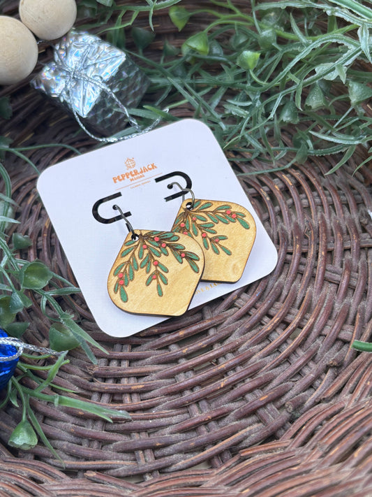 Mistletoe Bauble Earrings