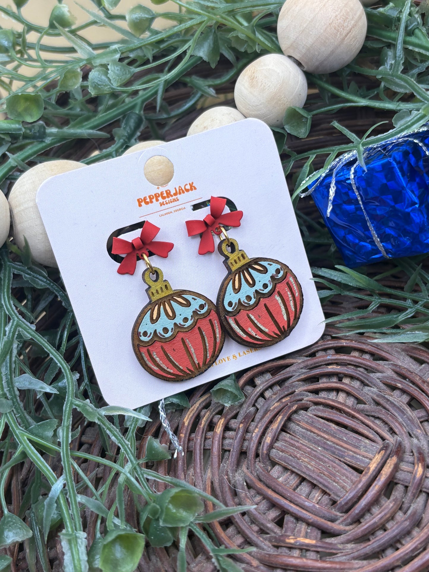 Cute Christmas Ornament Earrings