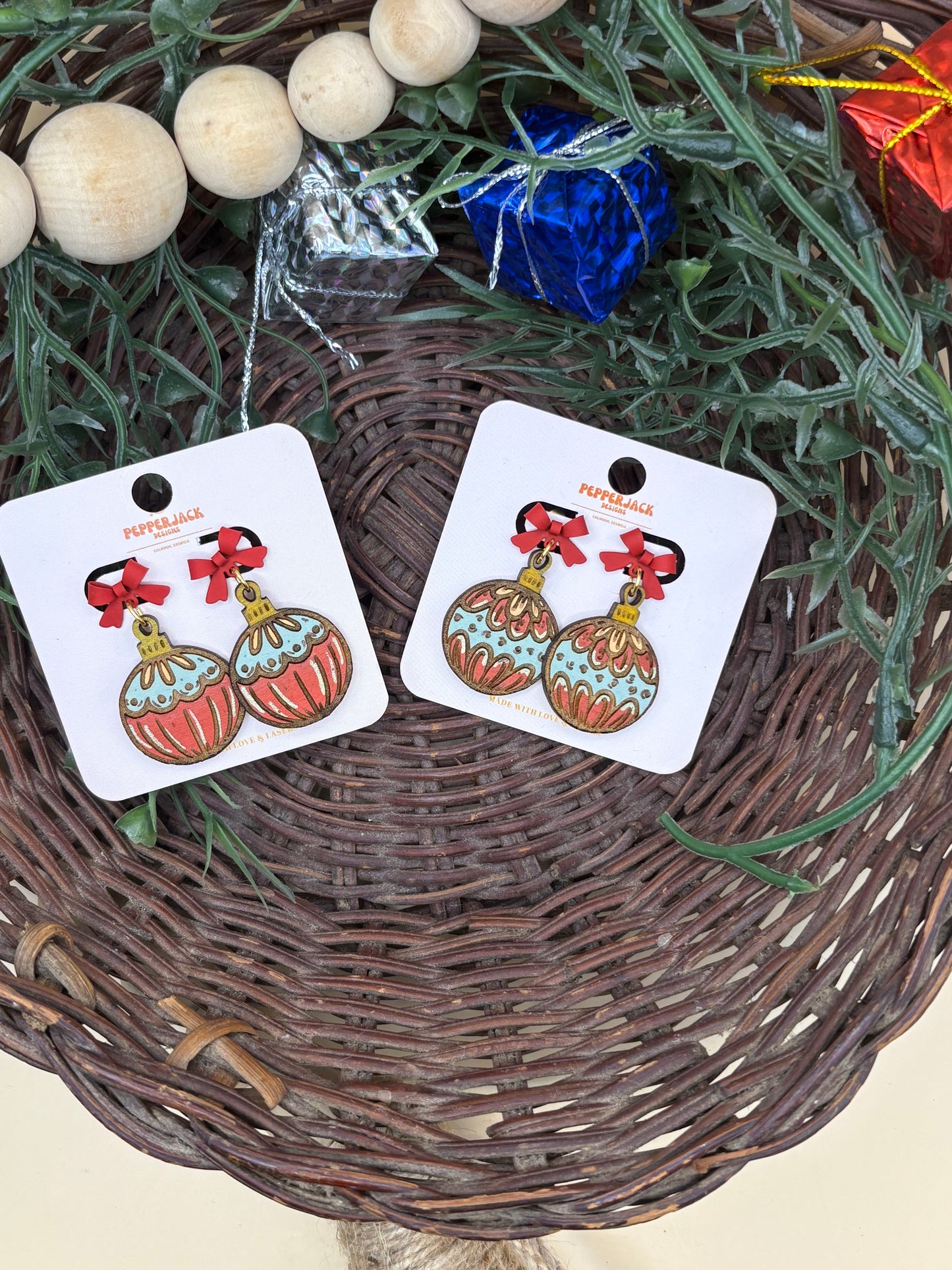Cute Christmas Ornament Earrings