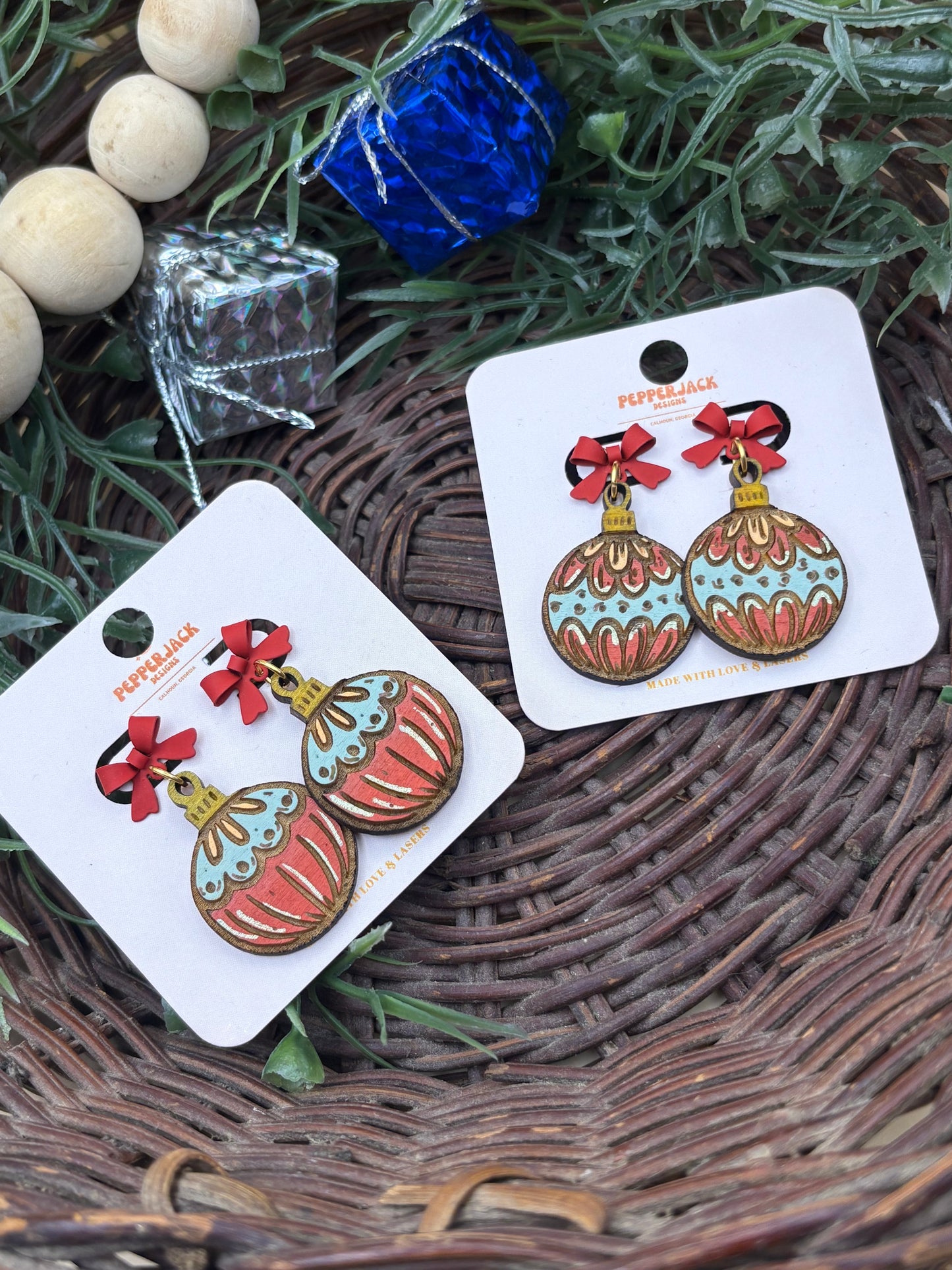 Cute Christmas Ornament Earrings
