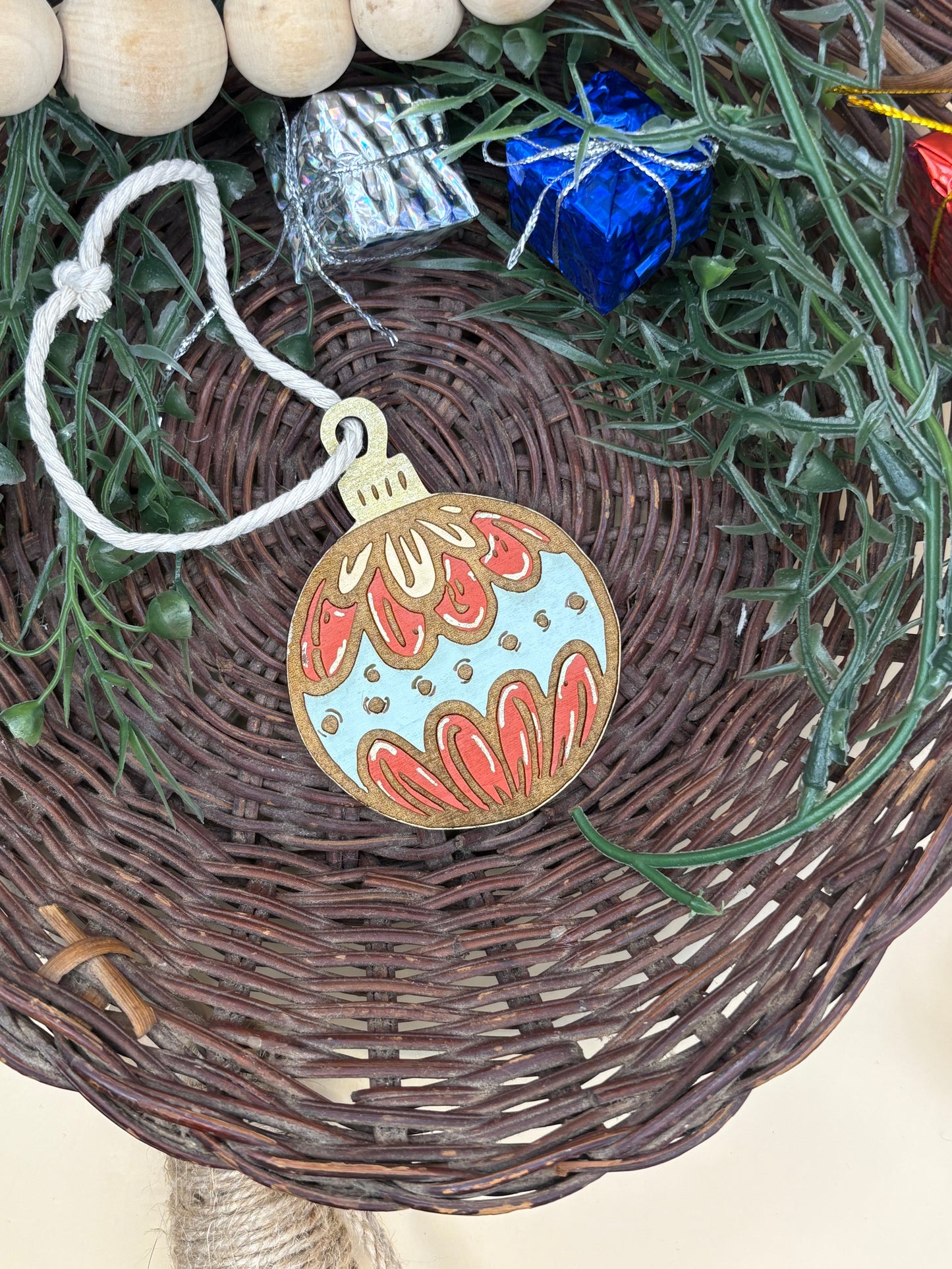 Boho Bauble Christmas Ornament