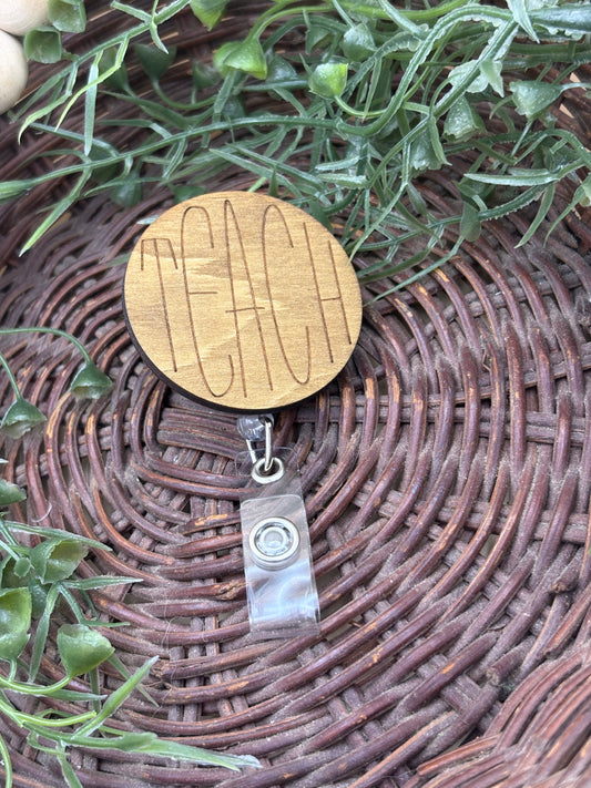 Teach Badge Reel