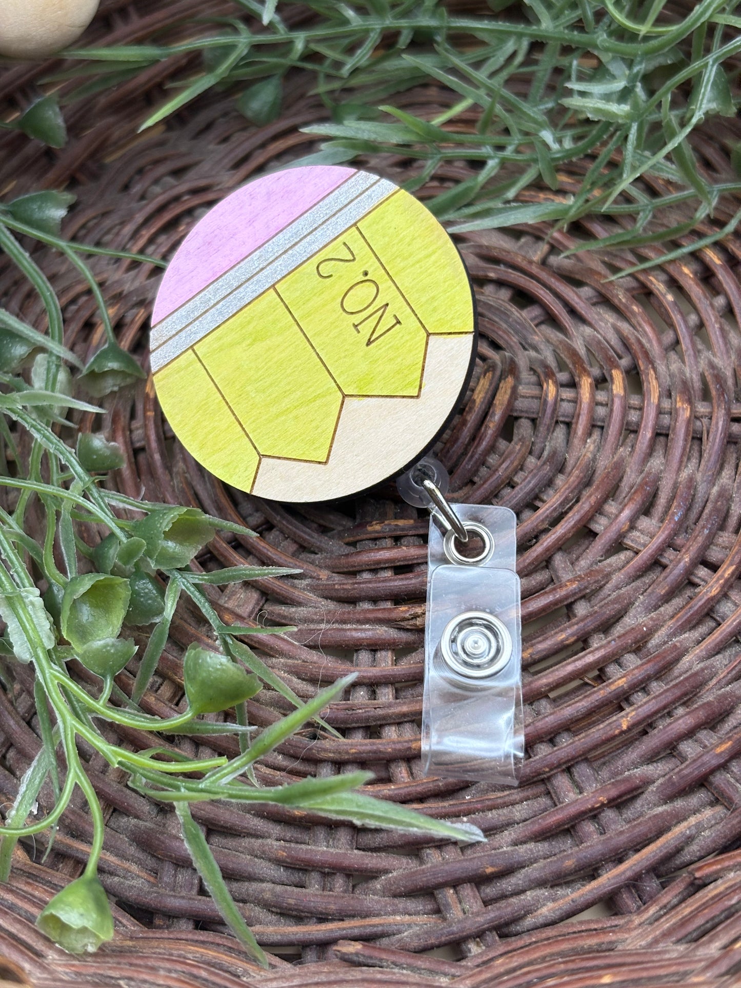 No. 2 Pencil Badge Reel