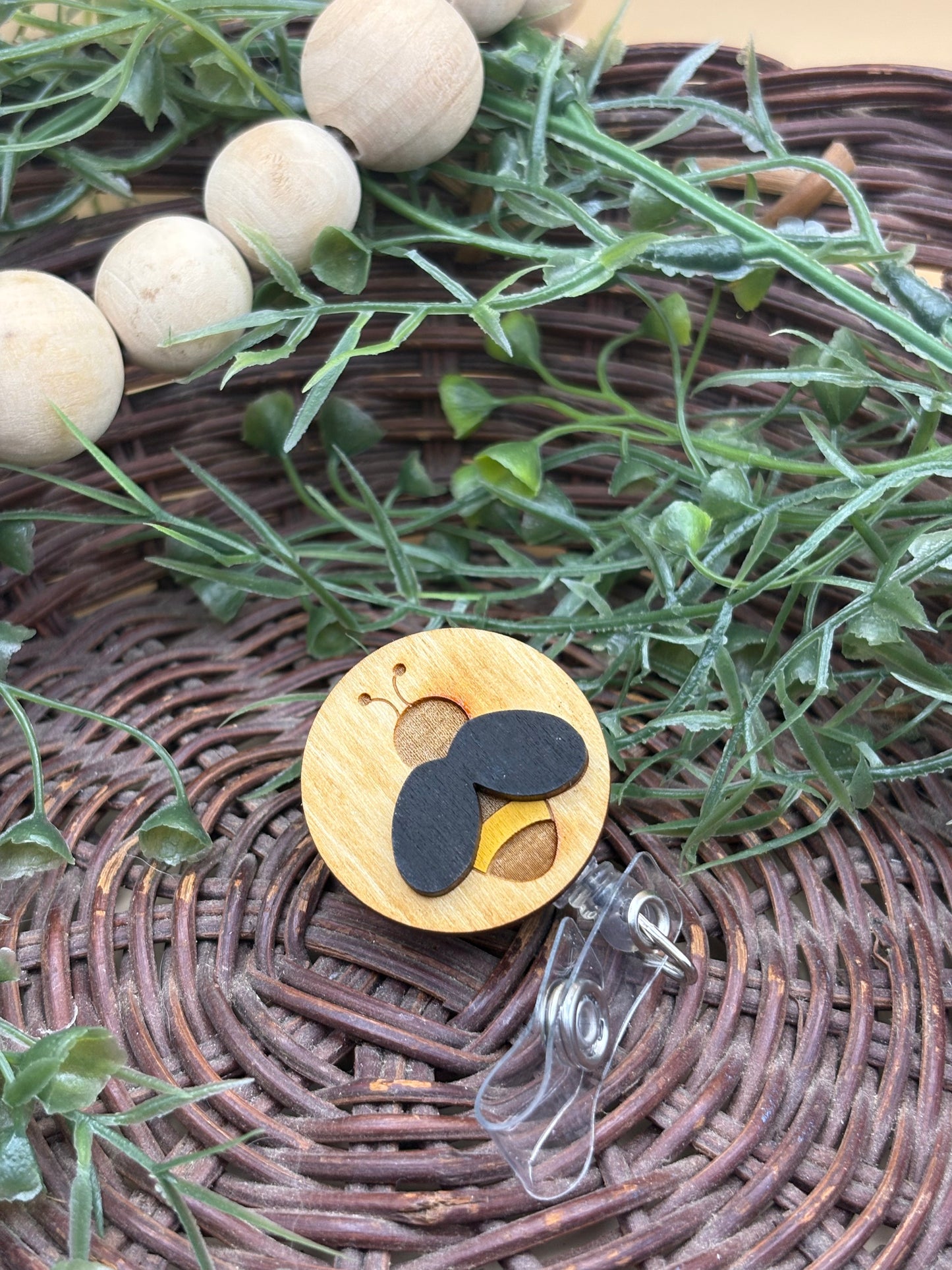 Honeybee Badge Reel