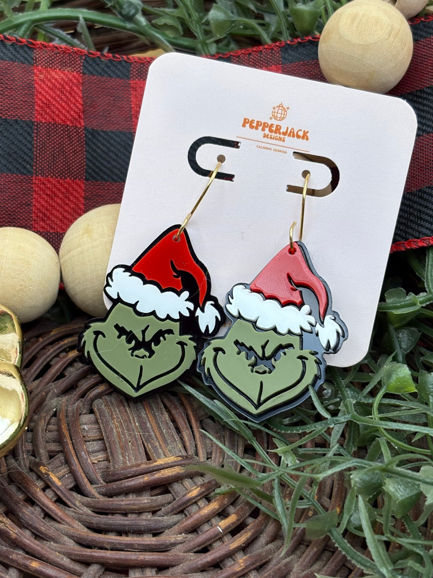 Grinch Earrings
