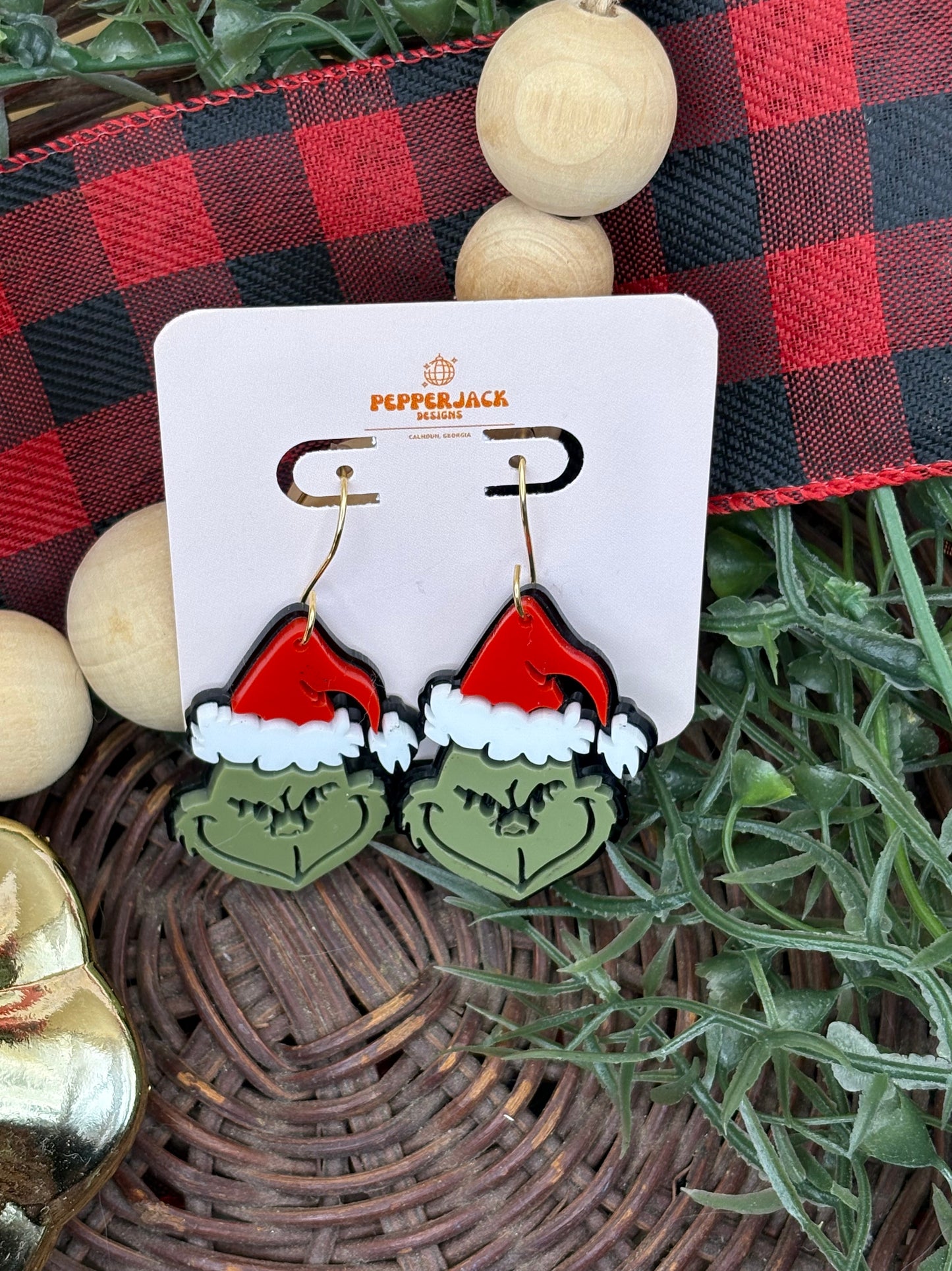 Grinch Earrings