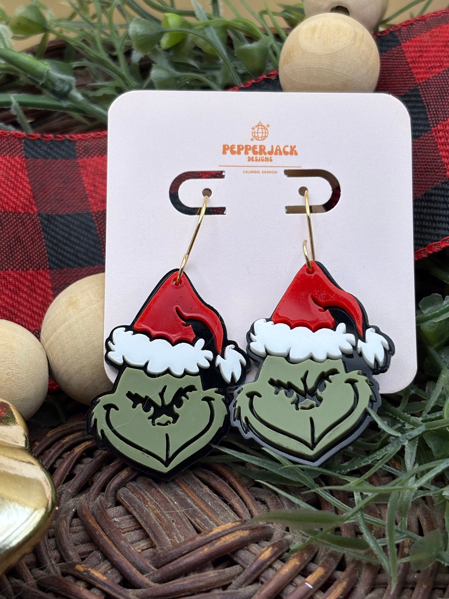 Grinch Earrings