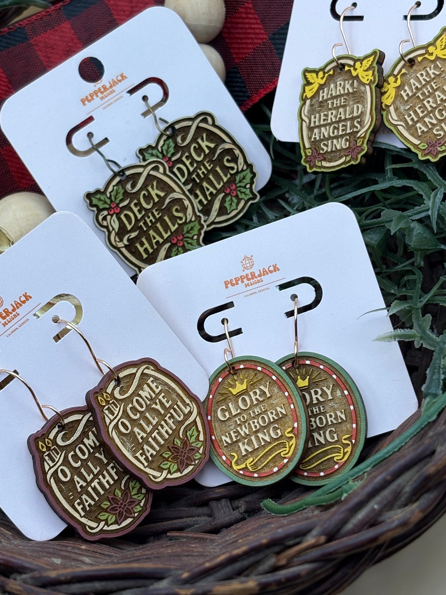 Christmas Carols Earrings