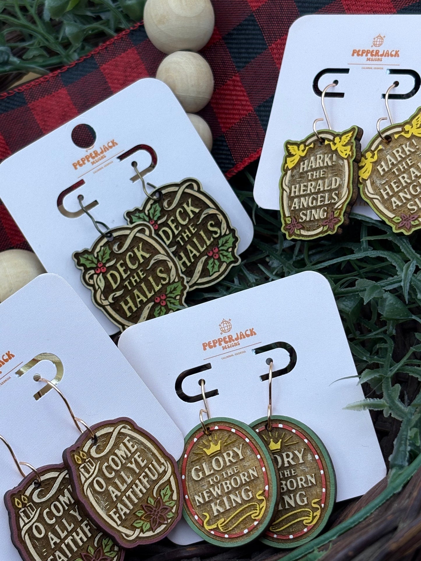 Christmas Carols Earrings