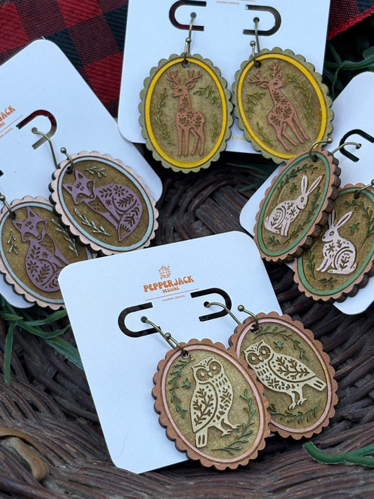 Woodland Creatures Earrings