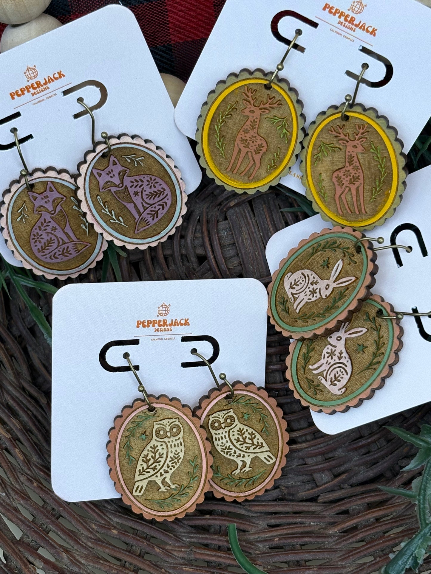 Woodland Creatures Earrings