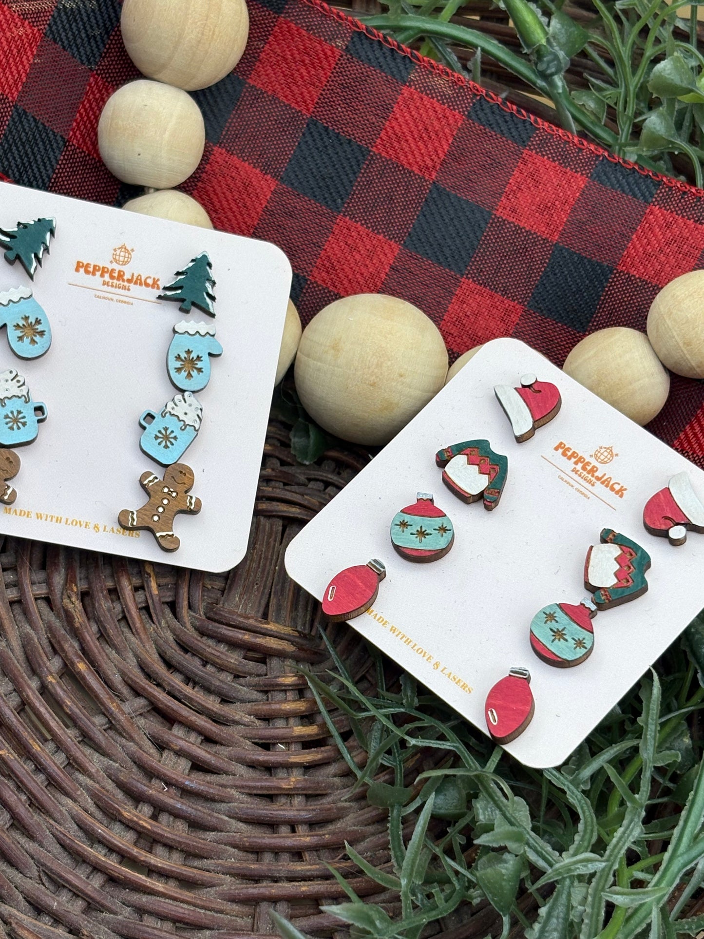 Christmas Themed Stud Earrings