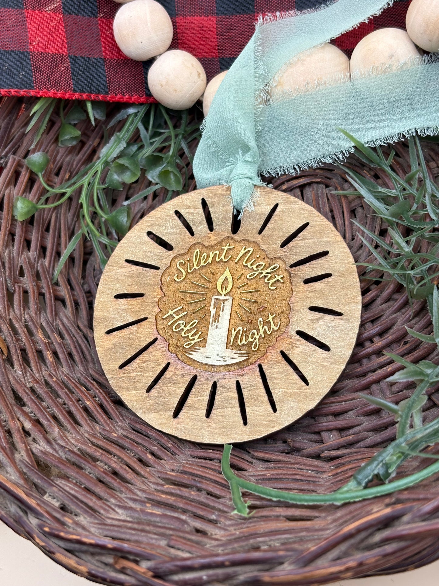 Boho Circle Faith Inspired Ornaments