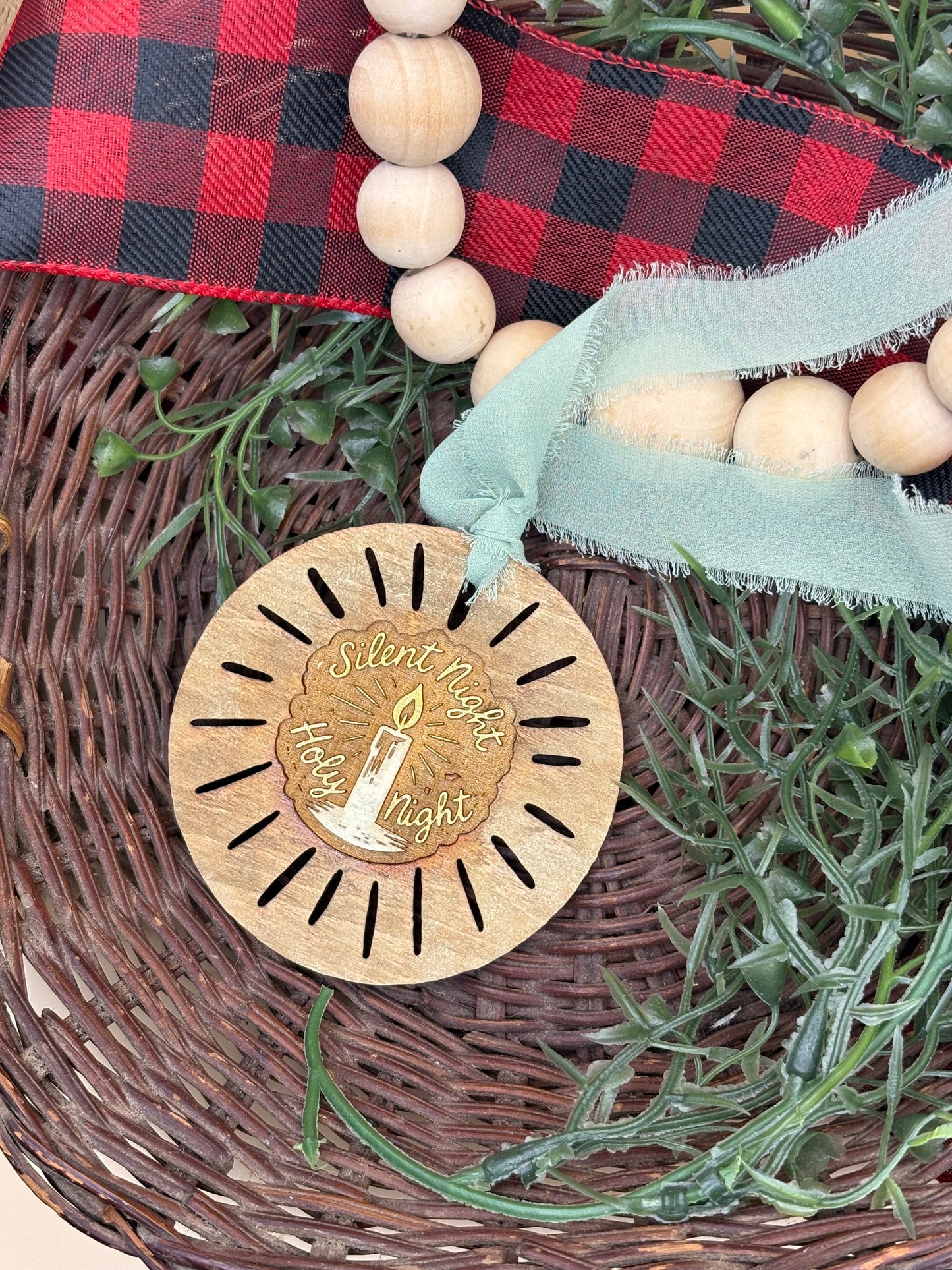 Boho Circle Faith Inspired Ornaments