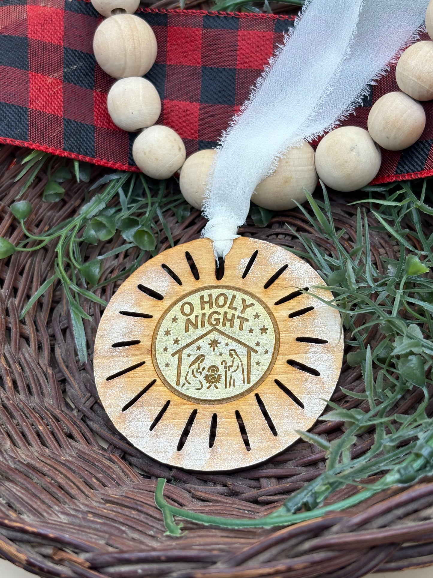 Boho Circle Faith Inspired Ornaments
