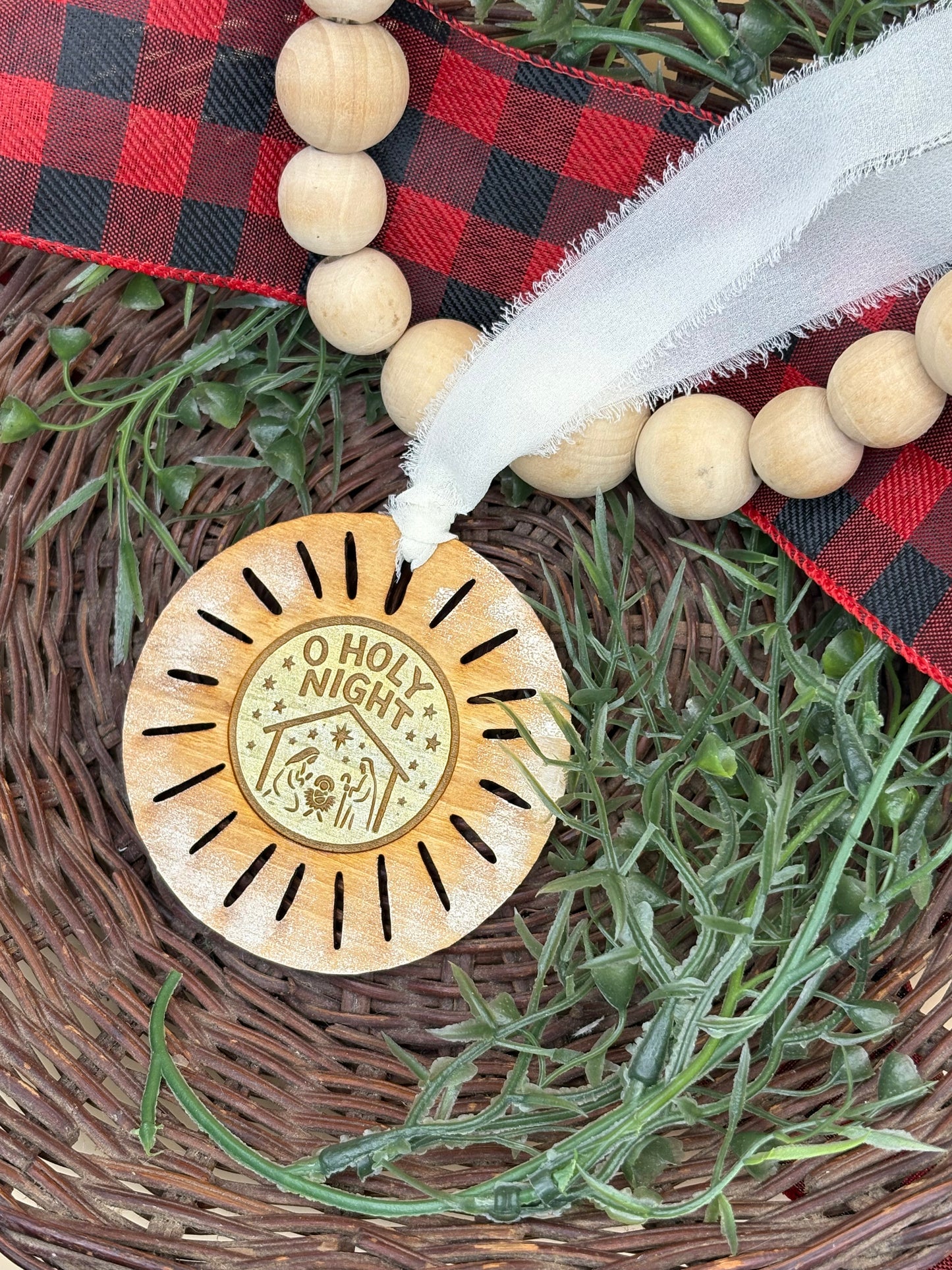 Boho Circle Faith Inspired Ornaments