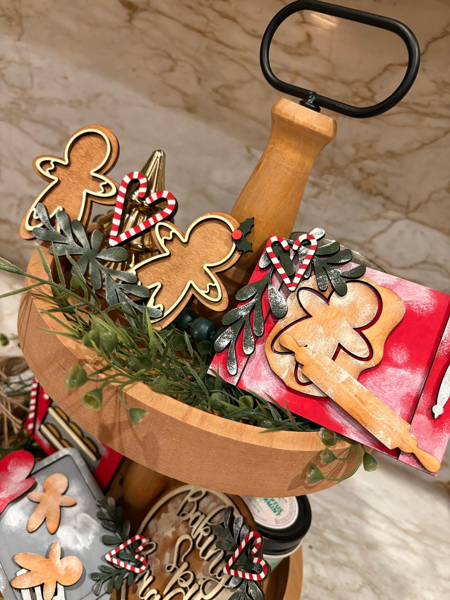 Baking Spirits Bright Tiered Tray Decor Set