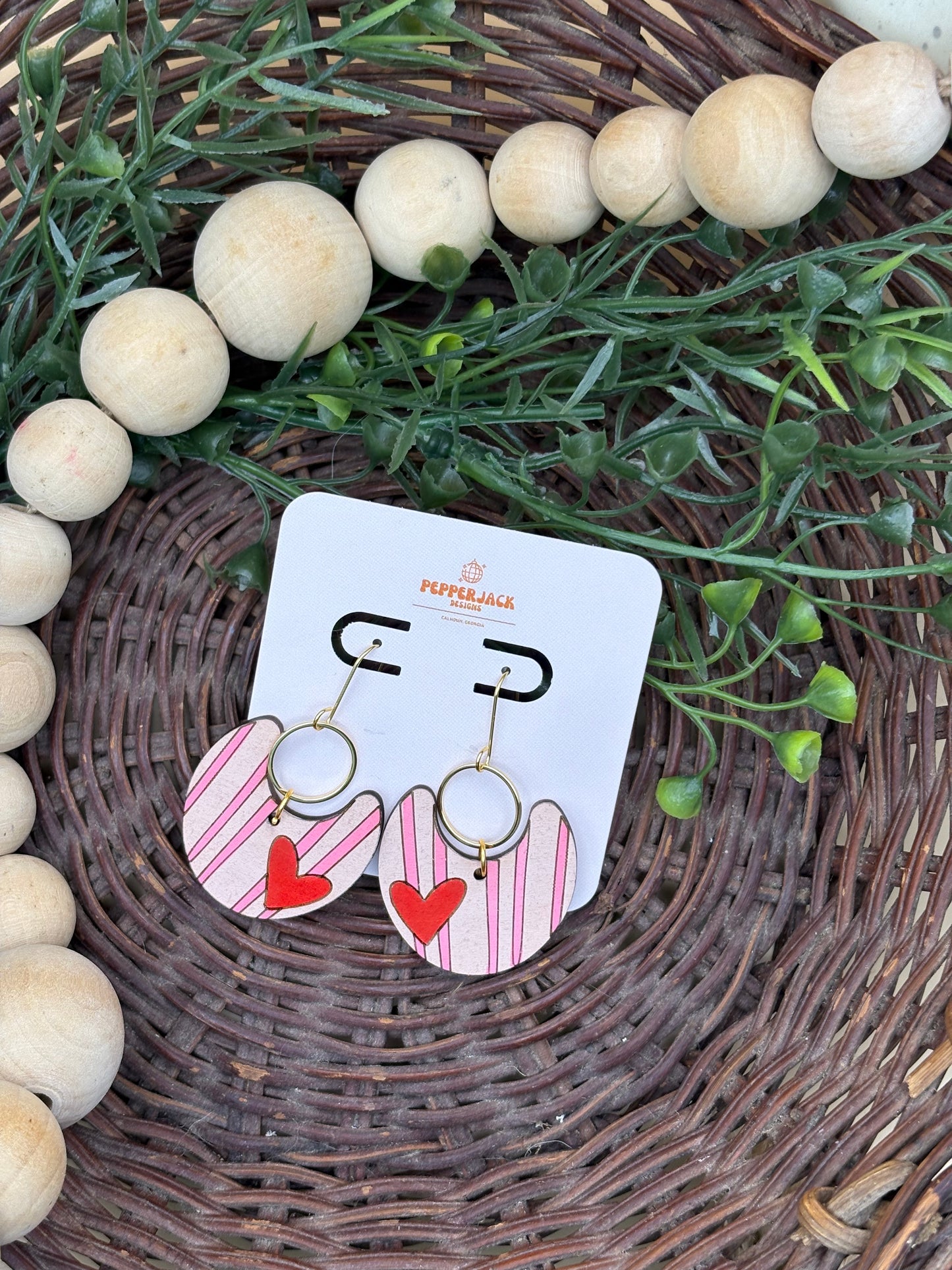 Valentine's Day Hearts Earrings