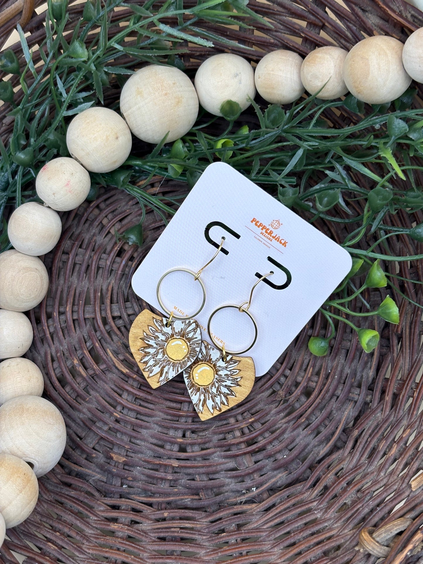 Sunflower/Daisy Earrings