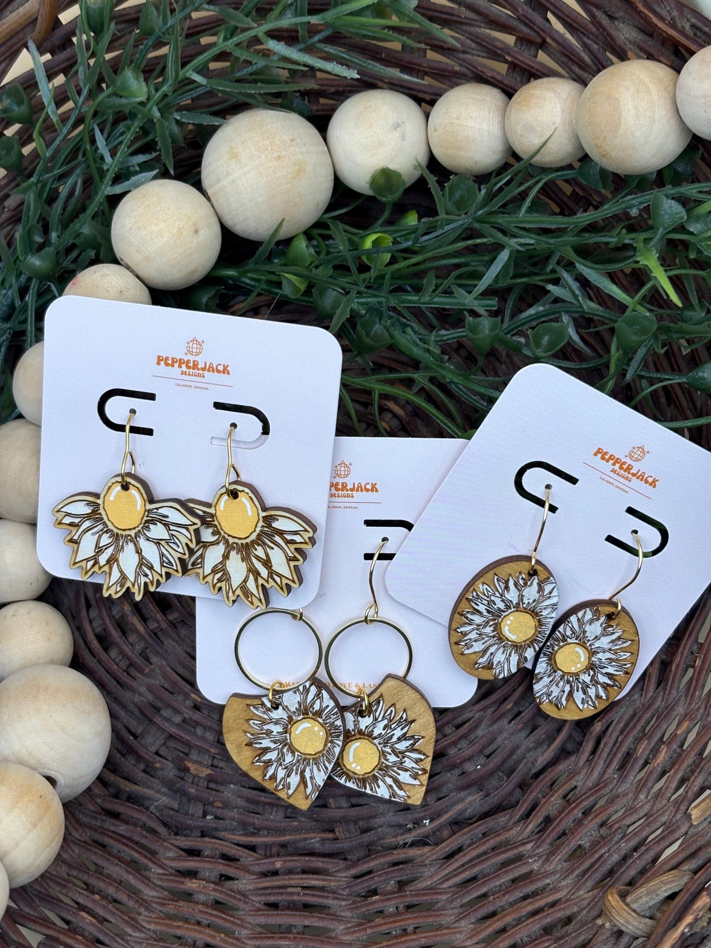 Sunflower/Daisy Earrings