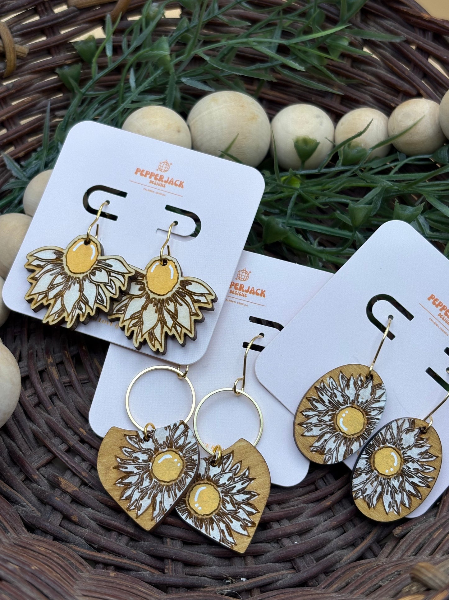 Sunflower/Daisy Earrings