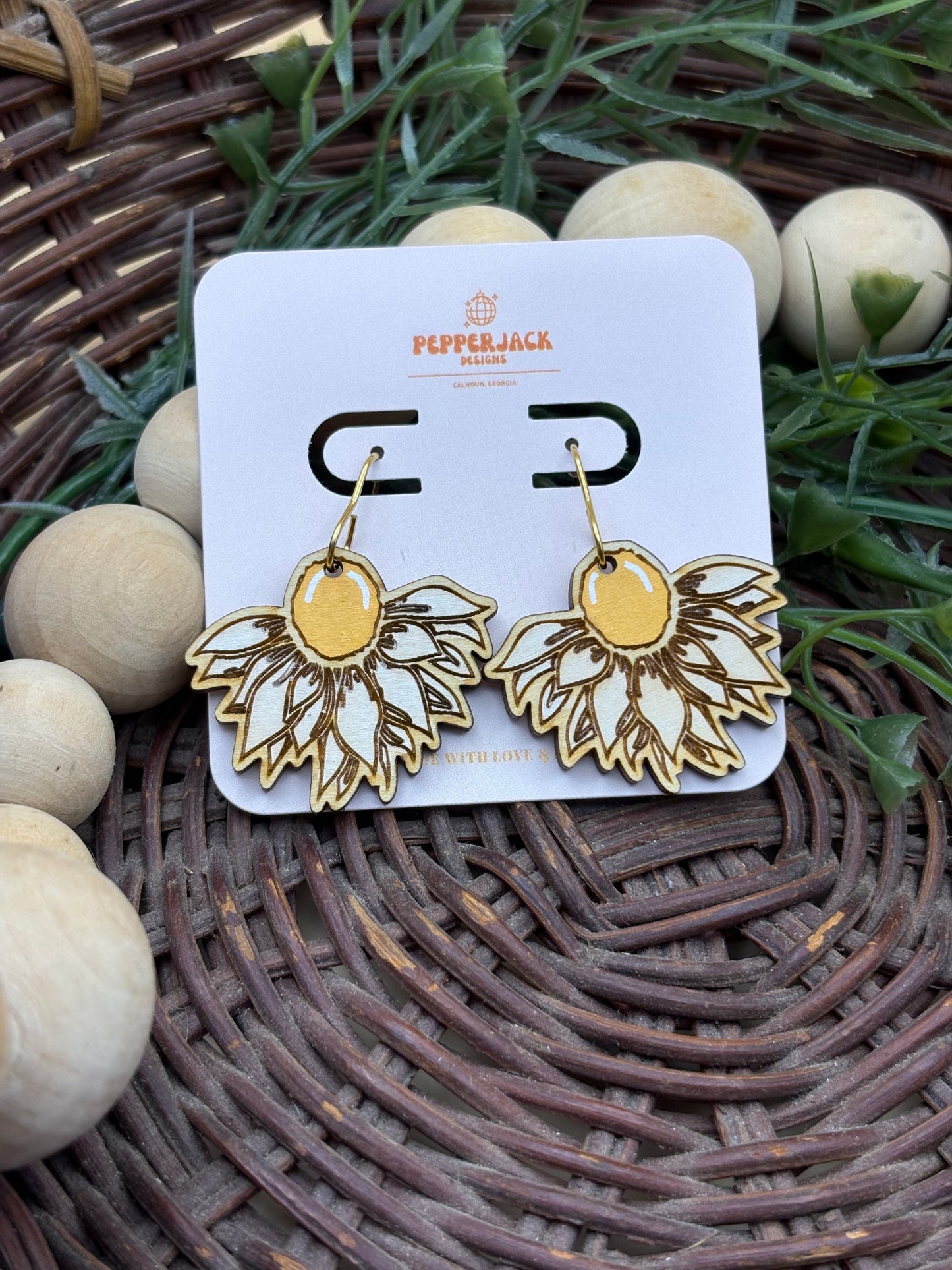 Sunflower/Daisy Earrings