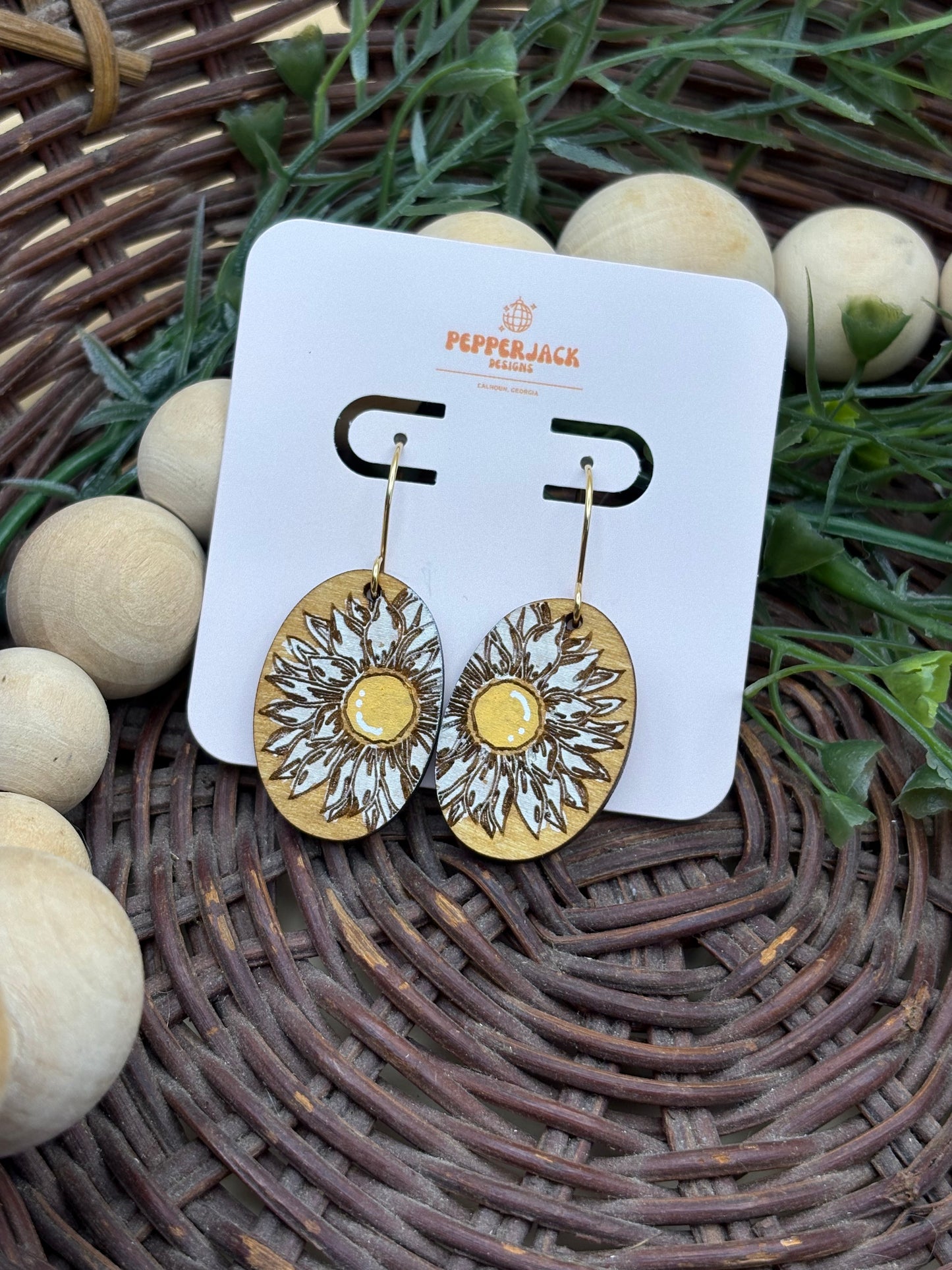 Sunflower/Daisy Earrings