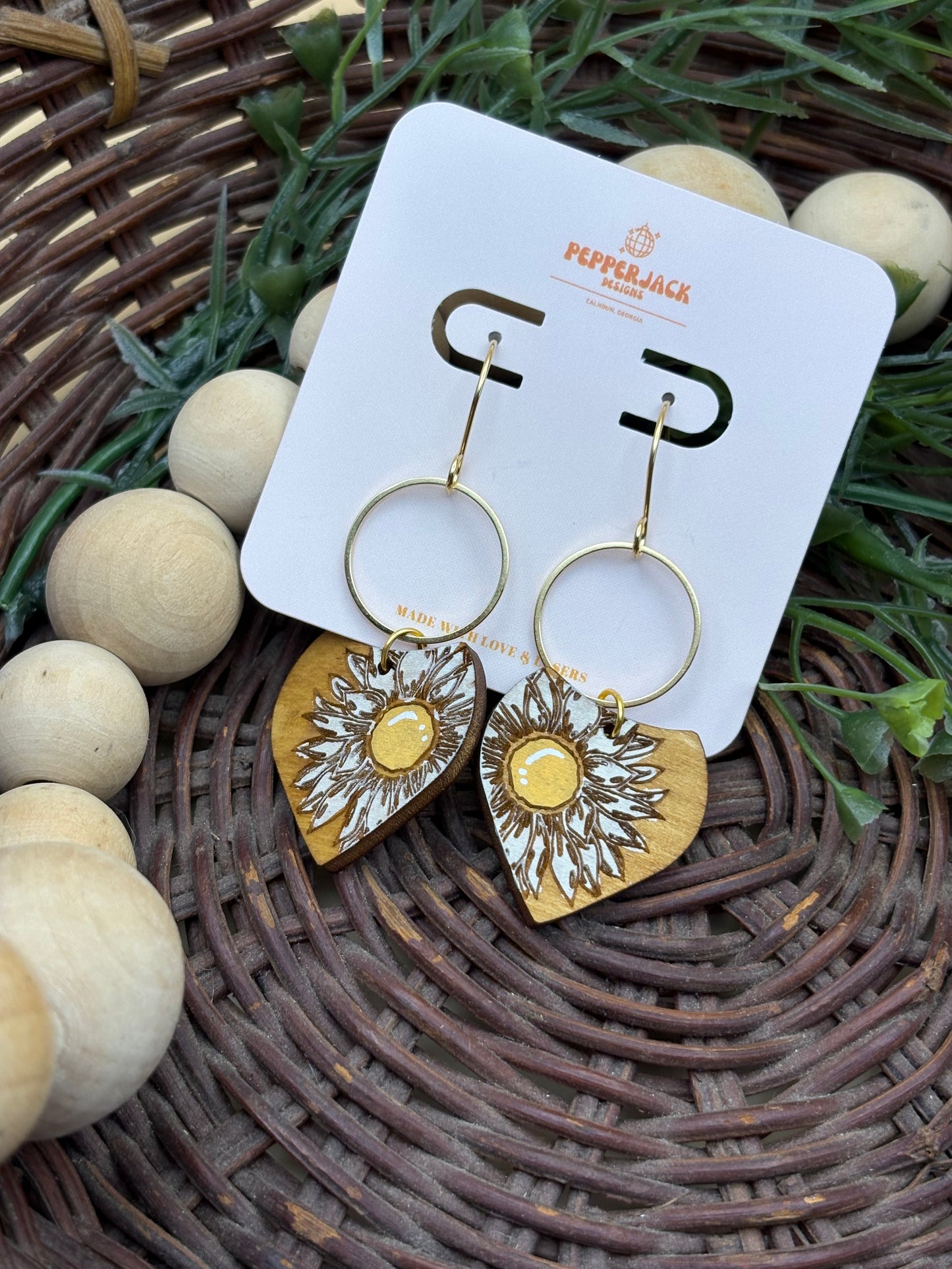 Sunflower/Daisy Earrings