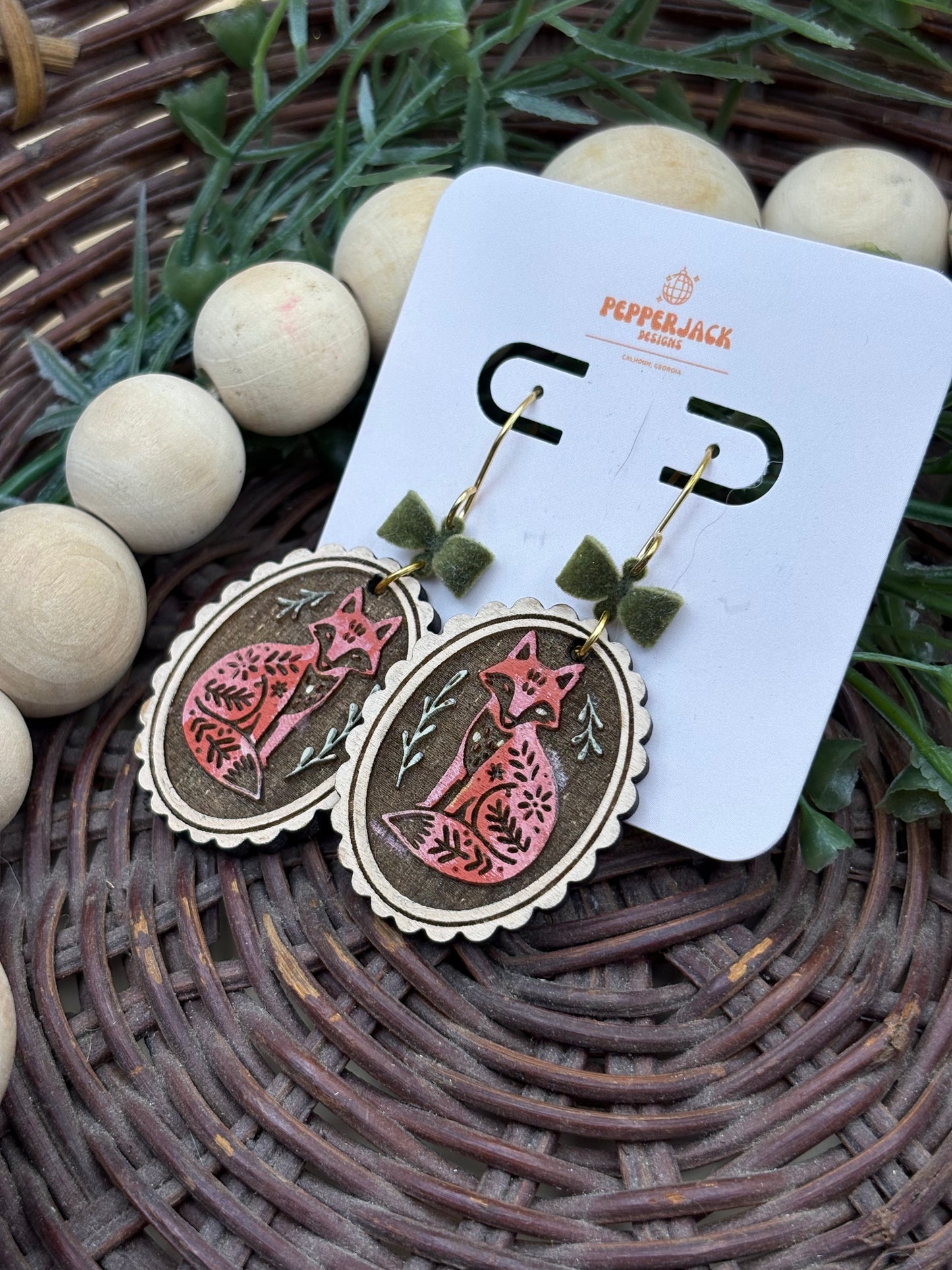 Woodland Fox Earrings