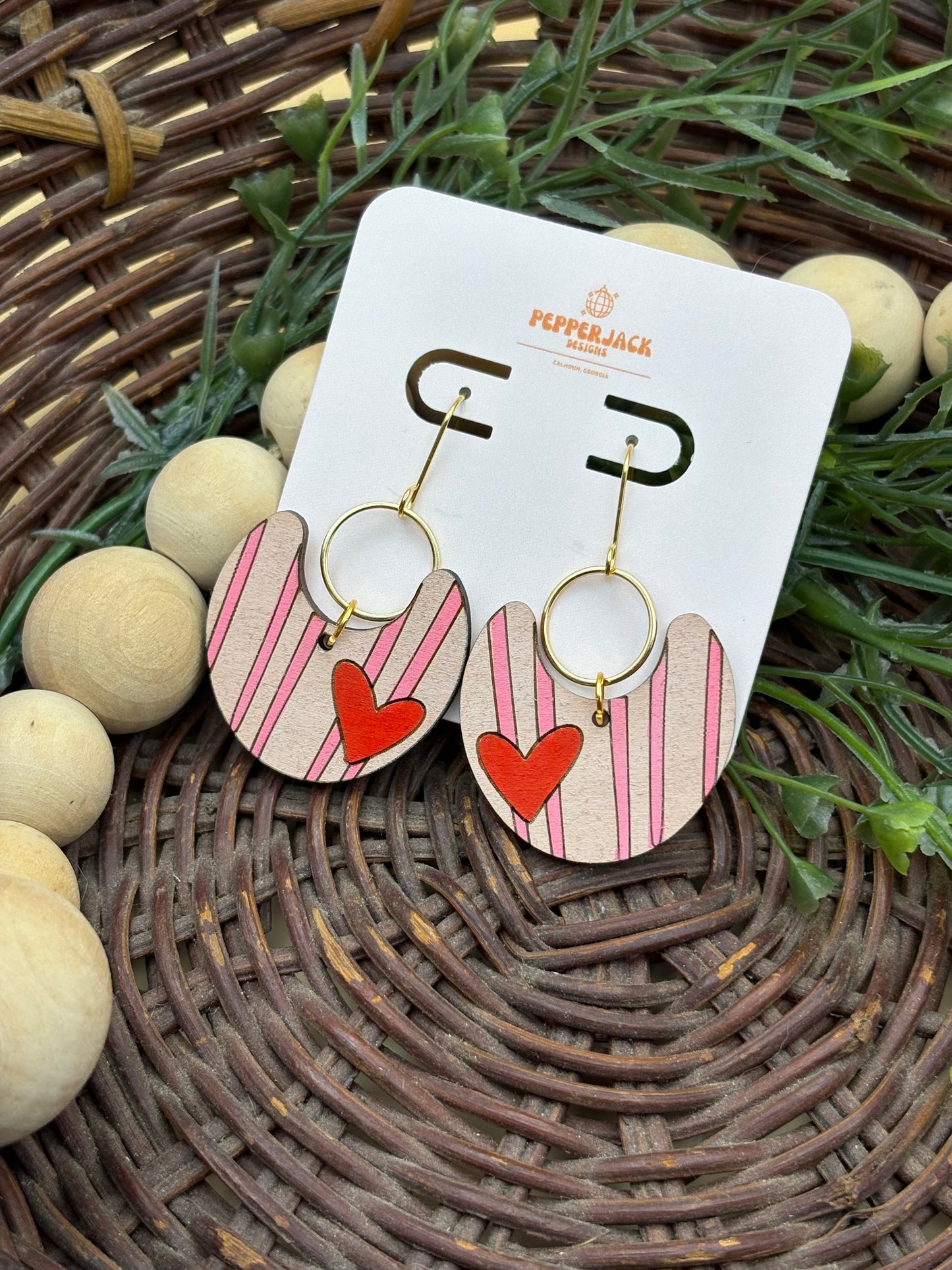 Valentine's Day Hearts Earrings