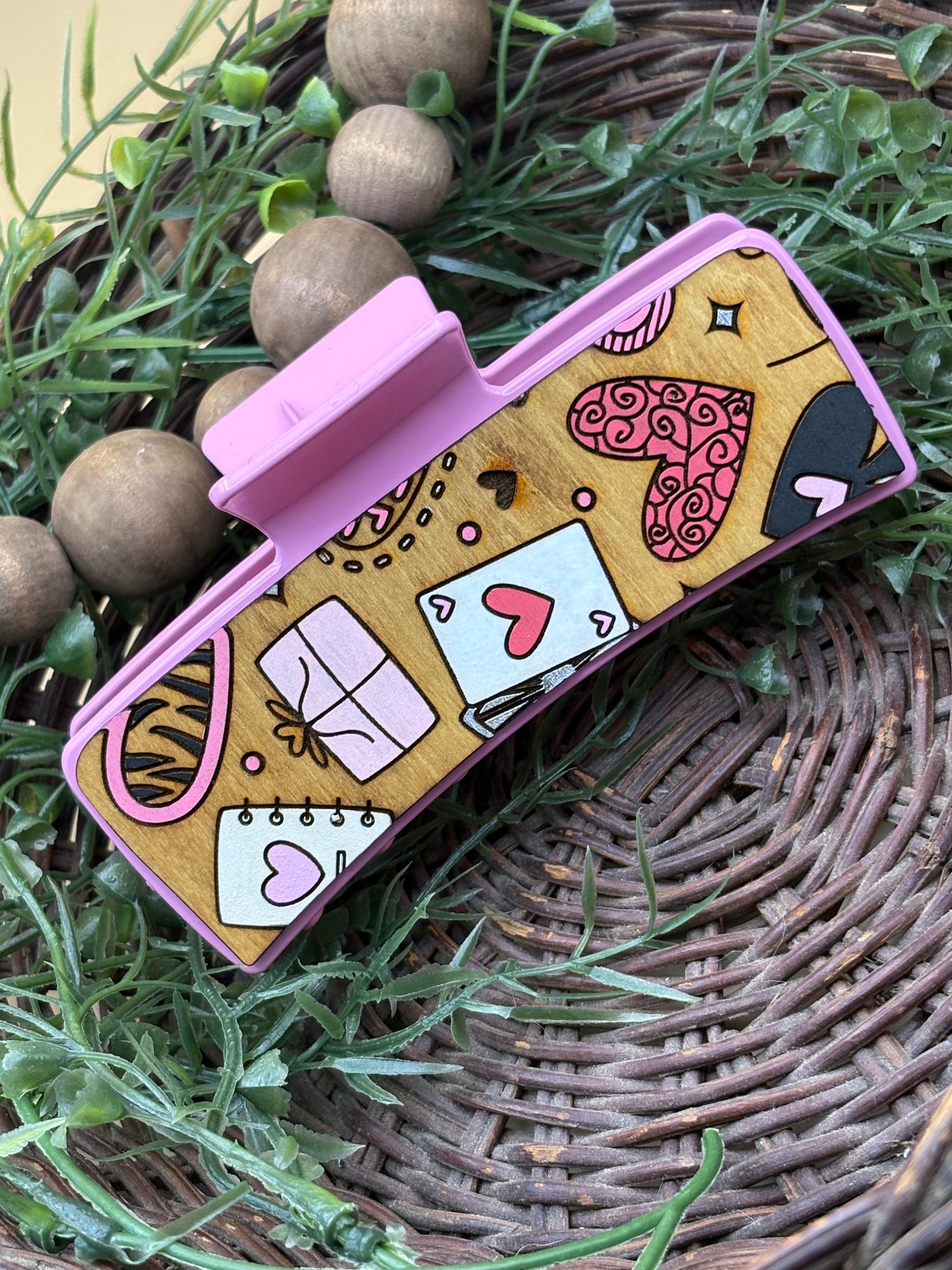 Valentine's Day Hair/Claw Clips