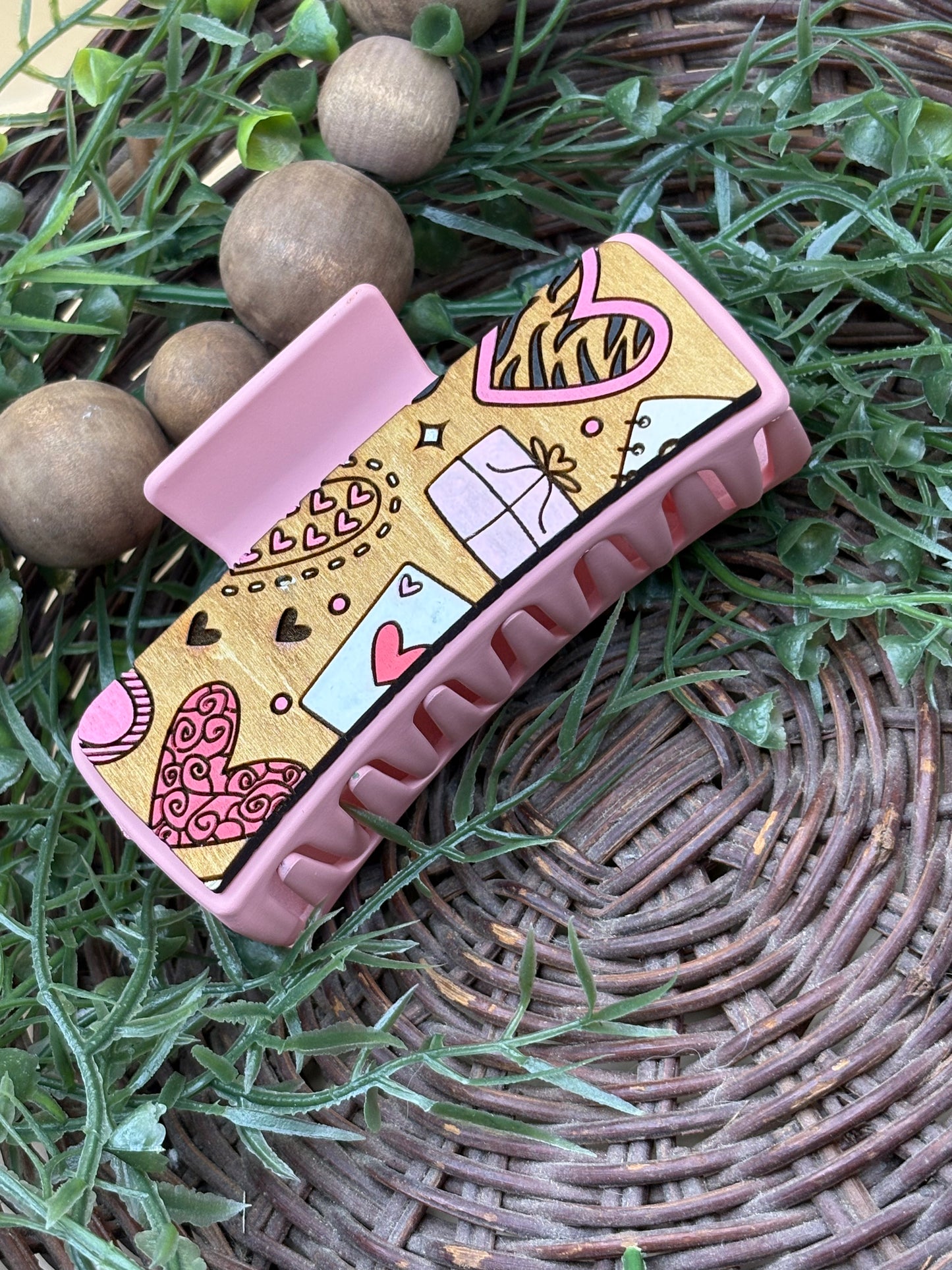 Valentine's Day Hair/Claw Clips