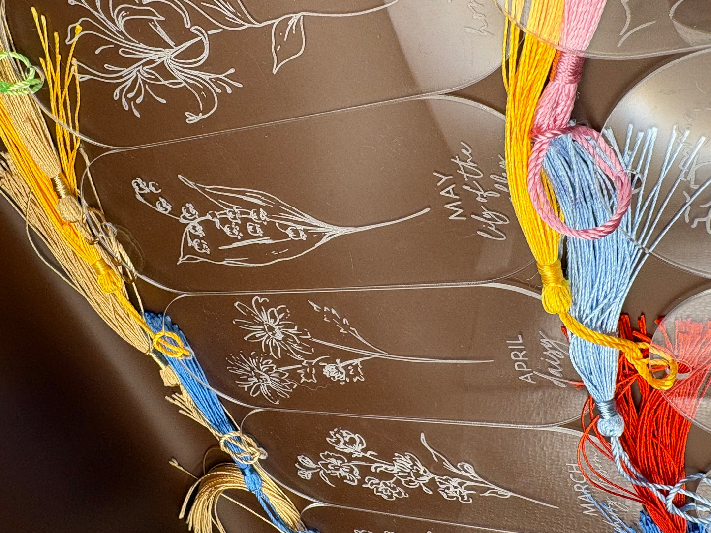 Birth Month Flower Bookmarks