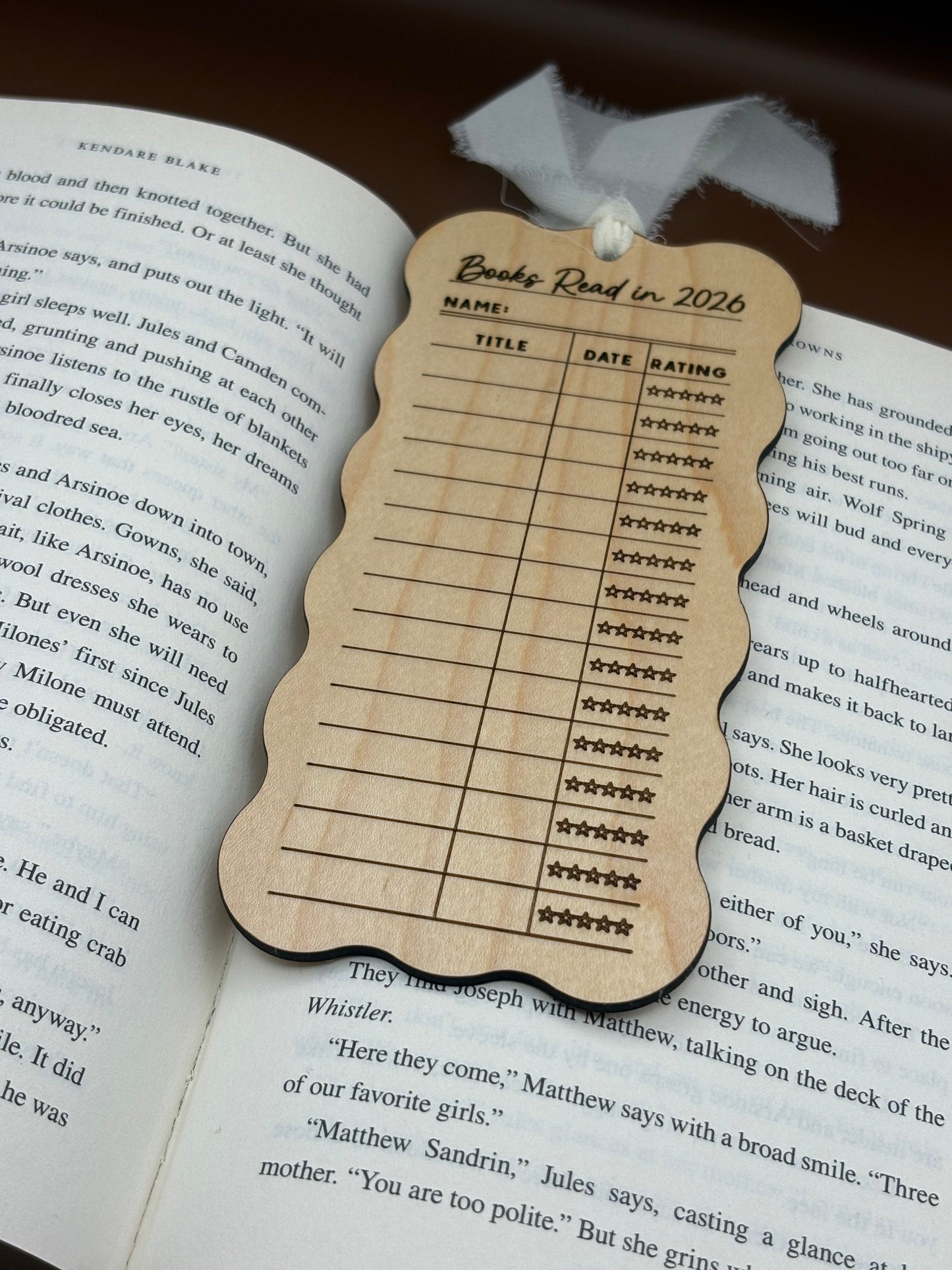 Books Read In 2026 Bookmark