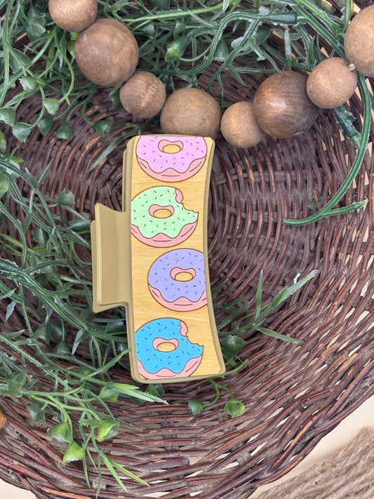 Donuts Hair/Claw Clip