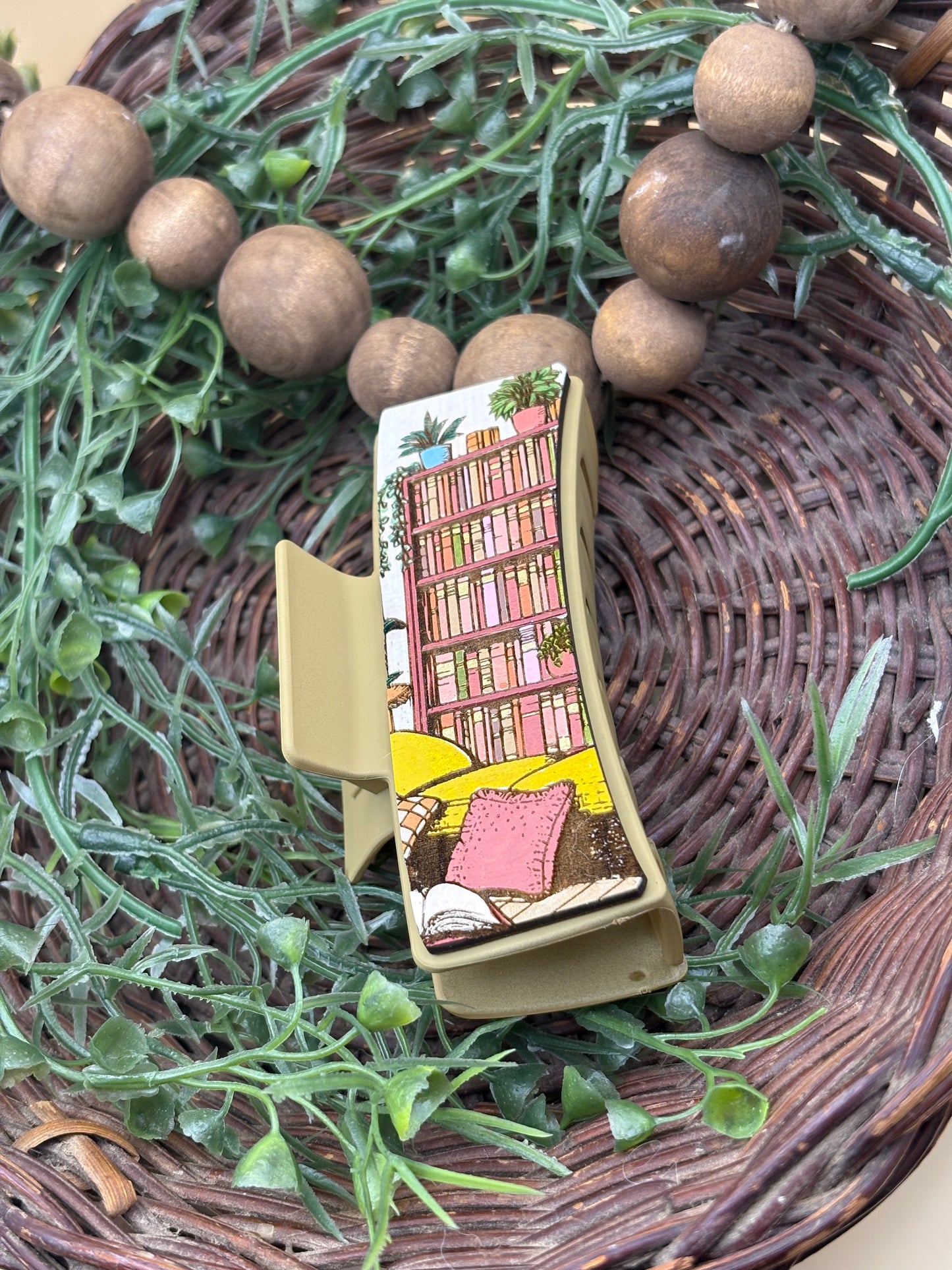 Book Nook Hair/Claw Clip