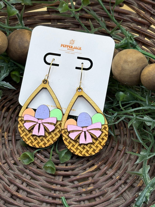 Easter Basket Earrings