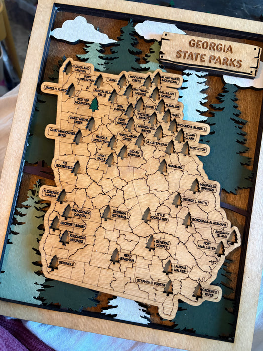 Georgia State Parks Sign
